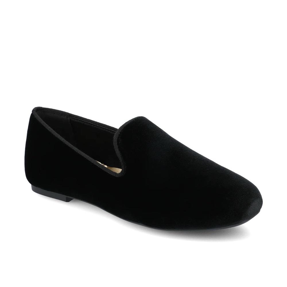 Birdies The New Starling Black Velvet Loafers, ASO Meghan Markle